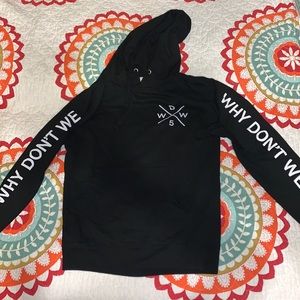 OFFICIAL WHY DON’T WE BLACK HOODIE || BARELY WORN